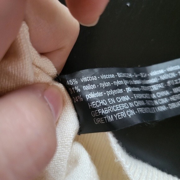 Zara Knit Sweater Cropped Size Small - Picture 4 of 8